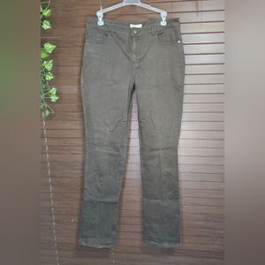 Coldwater Creek Natural Fit High-rise Straight Leg Women's Brown Jeans Size 10